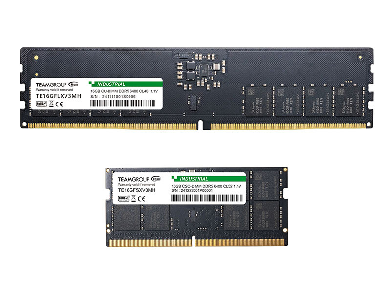 Primeras memorias CU-DIMM del sector industrial