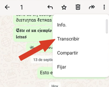 Transcripción de audios en WhatsApp por fin en Android COMO FUNCIONA