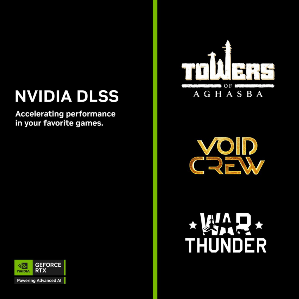 NVIDIA amplía su catálogo de juegos compatibles con DLSS y RTX esta semana