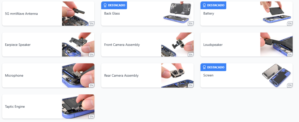 Apple vende piezas de autoreparación para los iPhone 16 y 16 Pro tiene guias de reparacion