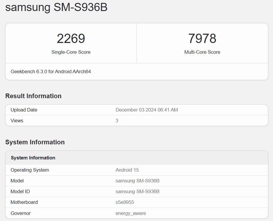 El Samsung Galaxy S25 con Exynos 2500 sorprende en Geekbench PRIMERA PRUEBA
