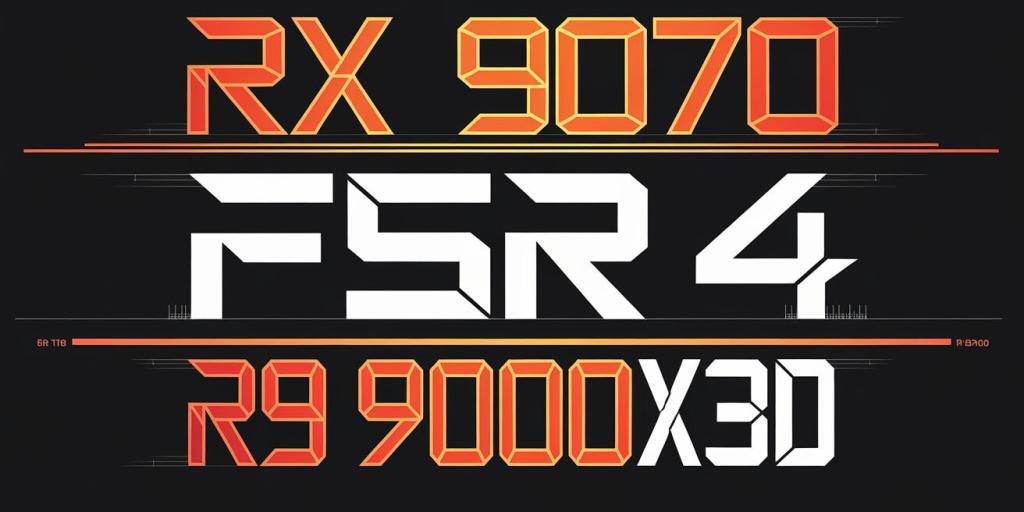 AMD prepara triple lanzamiento con la AMD RX 9070 XT, FSR 4 y RYZEN 9000 X3D