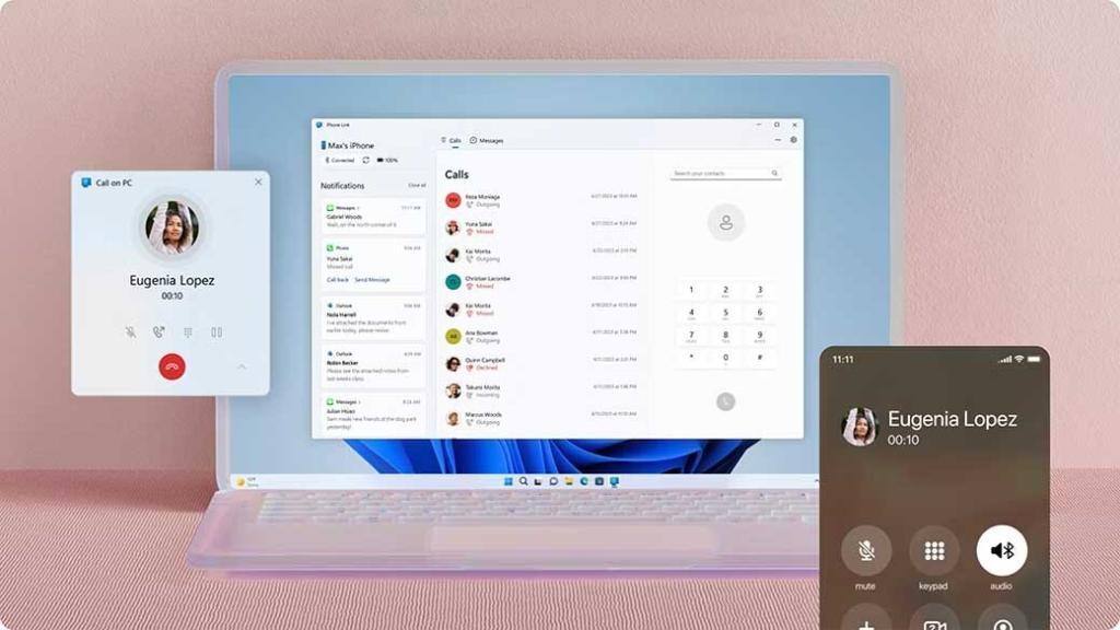 Android 15 limita las notificaciones en Phone Link de Microsoft