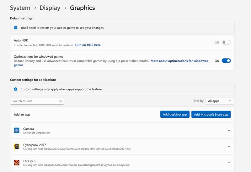 Auto HDR afecta al rendimiento gaming en Windows 11 24H2