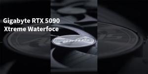 GIGABYTE muestra la primera imagen de su RTX 5090 Xtreme WaterForce Gigabyte RTX 5090 Xtreme Waterforce teaser