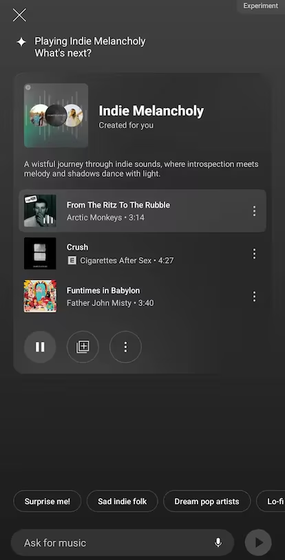 Ask Music YouTube Music TE AYUDARA A ELEGIR MUSICA
