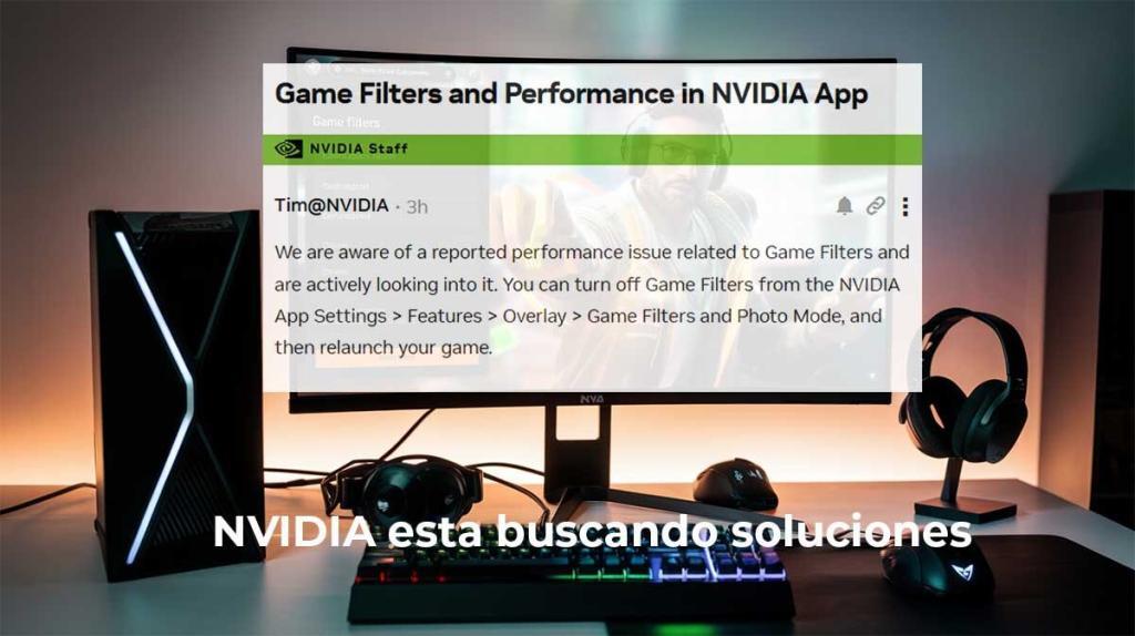 NVIDIA game filters impacta negativamente en el rendimiento de los juegos