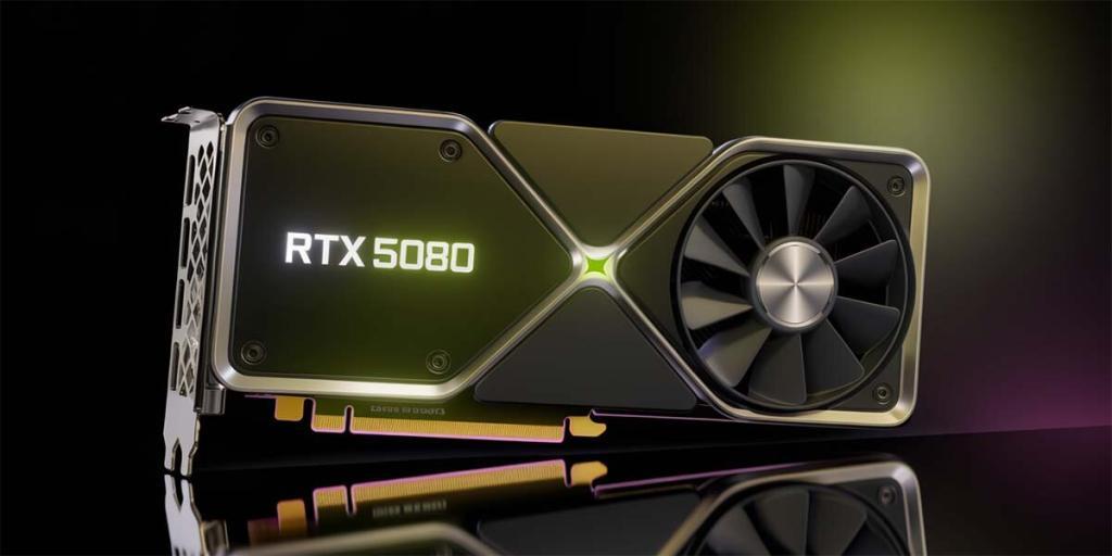 Render de la NVIDIA RTX 5080