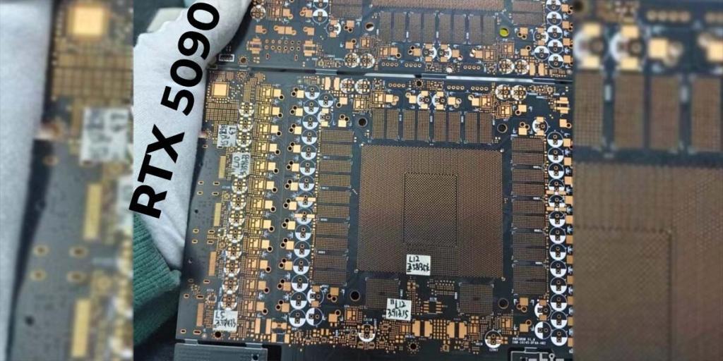 Filtrado PCB de la NVIDIA RTX 5090