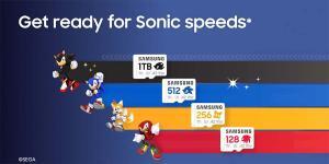 Samsung presenta microSD con los personajes de Sonic the Hedgehog