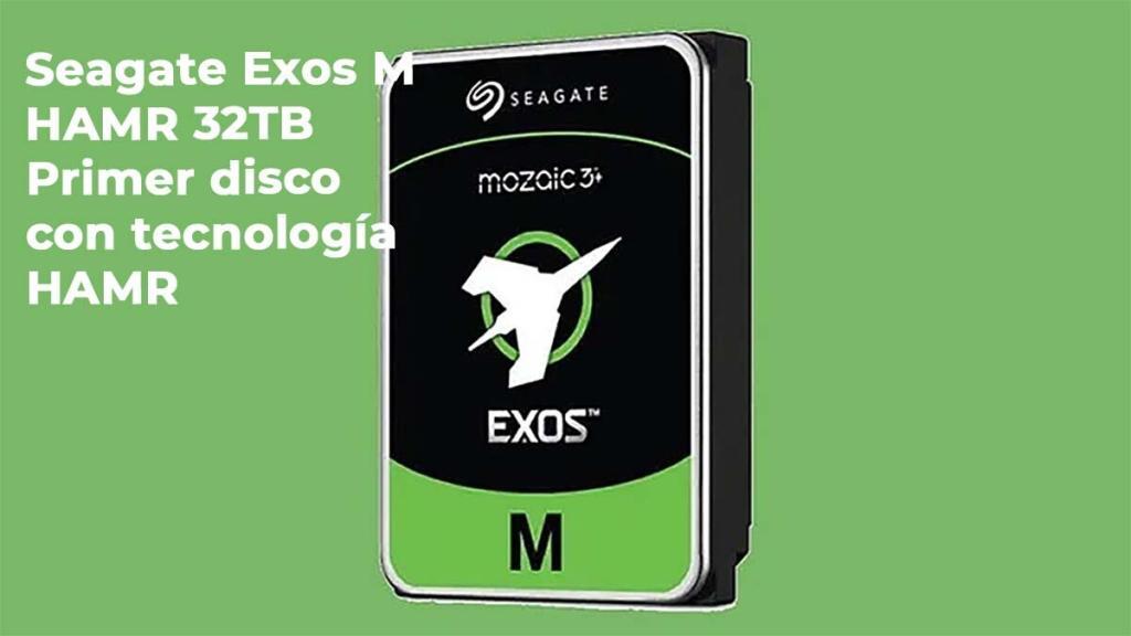Seagate lanza su primer disco duro de 32TB con tecnología HAMR