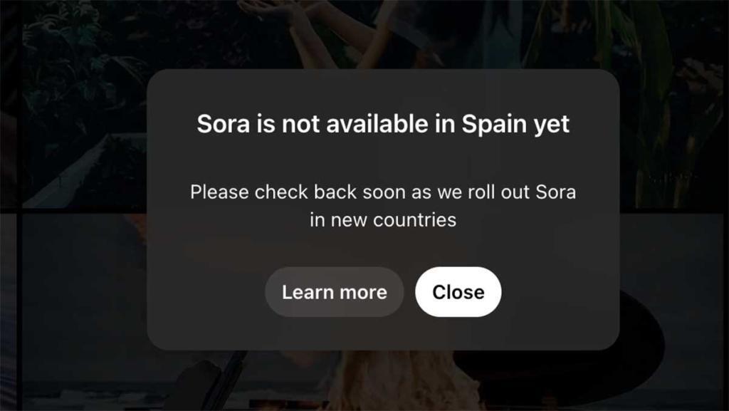 No disponible aun en España, Sora de OpenAI