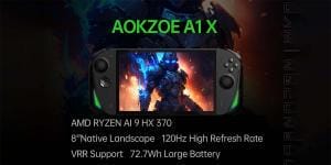 AOKZOE A1 X: Nueva portátil con AMD Ryzen HX 370 y batería de 72.7Wh