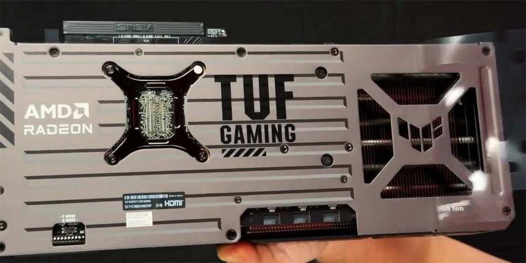 ASUS RADEON RX 9070 XT TUF GAMING BACKPLATE