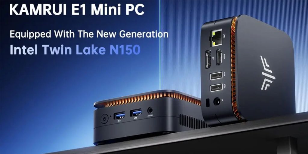 KAMRUI Essenx E1: Mini PC compacto con Intel N150 llega al mercado por $140