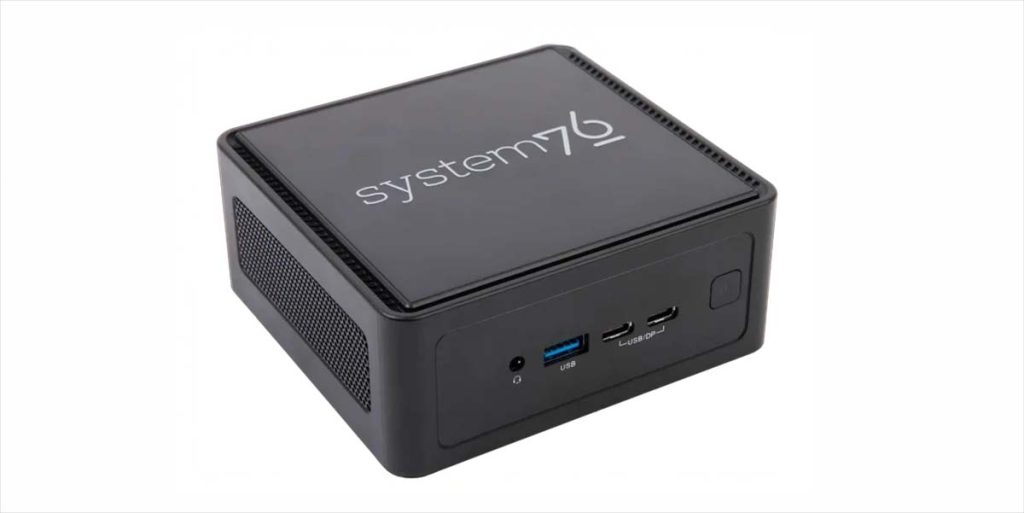 System76 Meerkat mini pc con Linux