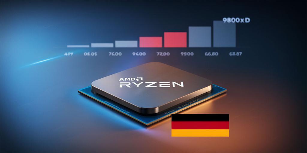 AMD Ryzen 7 9800X3D vende en Alemania mas que toda la serie 9000