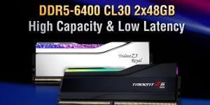 G.Skill lanza kits de memoria DDR5-6400 de baja latencia con 96 GB de capacidad