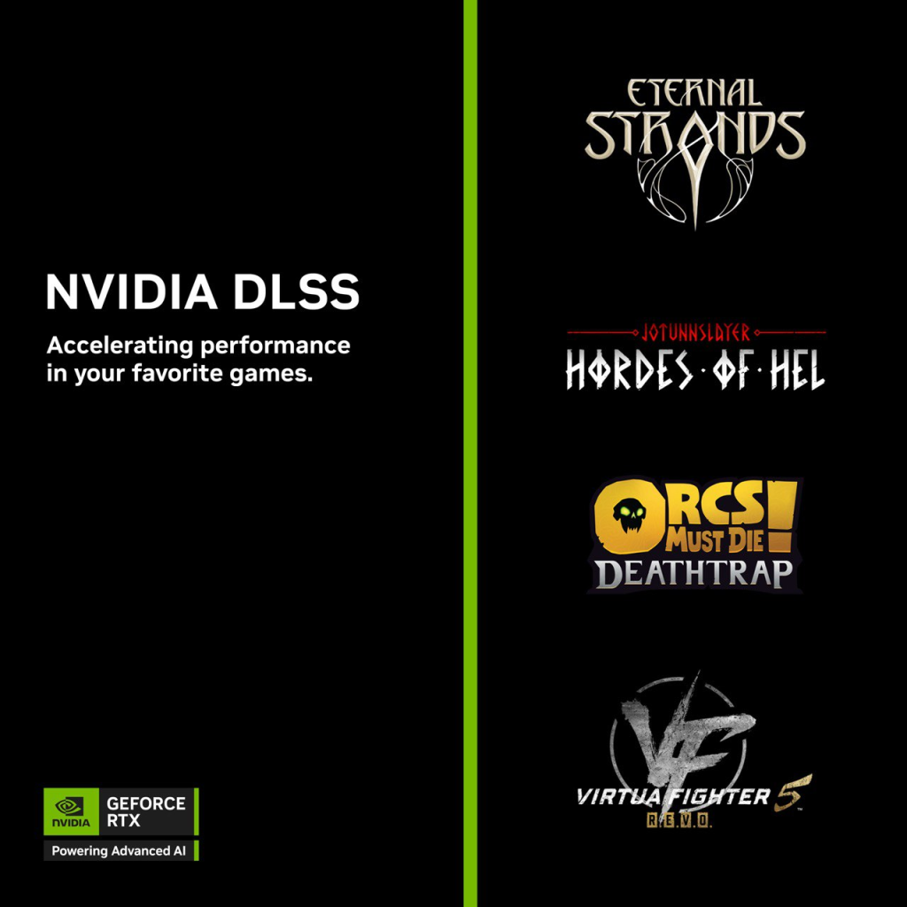 NVIDIA expande DLSS a nuevos títulos mientras prepara el terreno para las RTX Serie 50