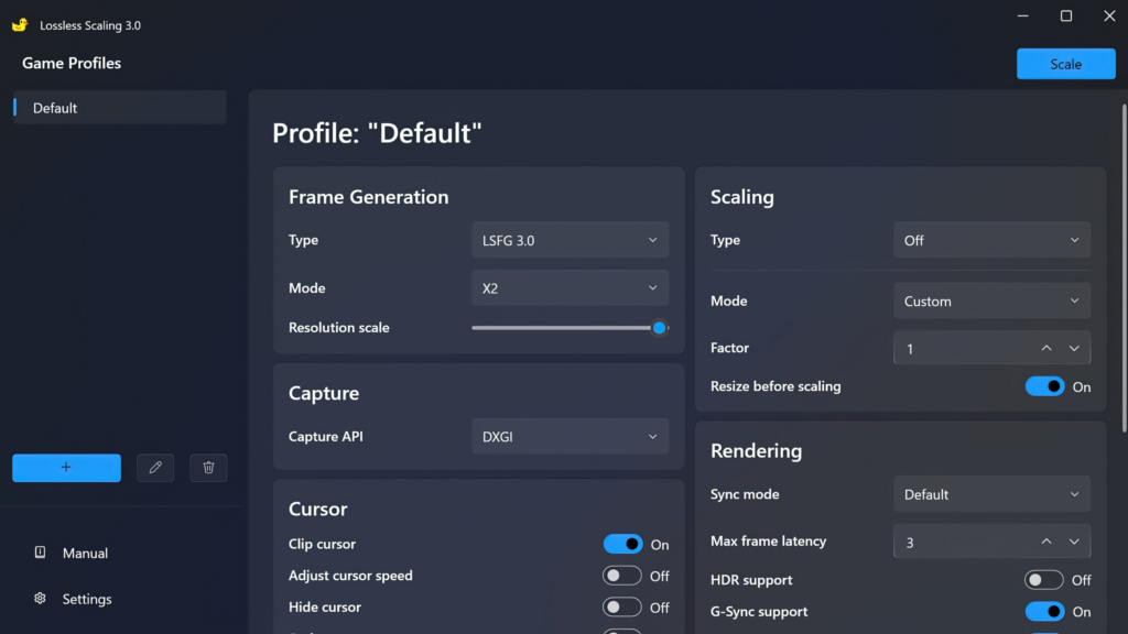 Nuevo diseño del software de THS para Lossless Scaling 3.0