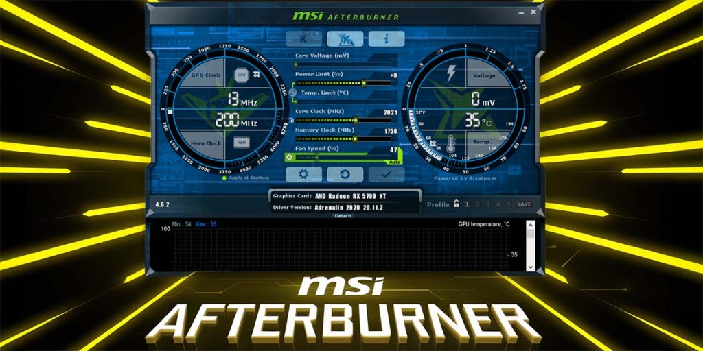 MSI Afterburner 4.6.6. trrae novedades como el soporte para las RTX 50