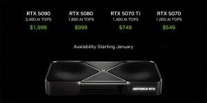 Precios oficiales del lanzamiento de las NVIDIA RTX 50