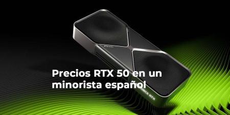Precios RTX 5090 en un minorista de España