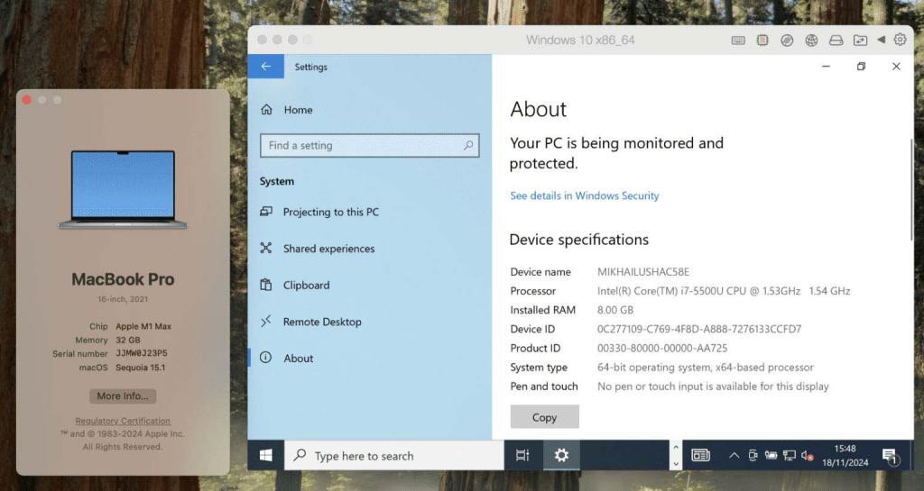 Primeros pasos de Windows 11 en MAC