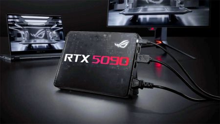 ASUS ROG XG 2025 nueva EGPU con una RTX 5090 para laptops