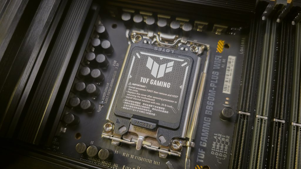 socket de la ASUS TUF B860M-PLUS WIFI