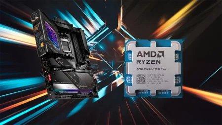 Imagen sobre el 9800X3d en combinación en placas base Asrock
