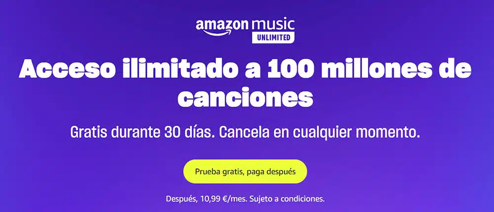 AMAZON Music sube de precio en USA