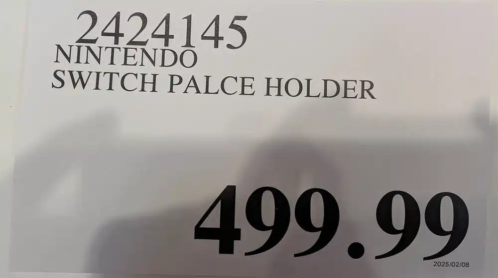 Costco filtra el precio de la Nintendo Switch 2