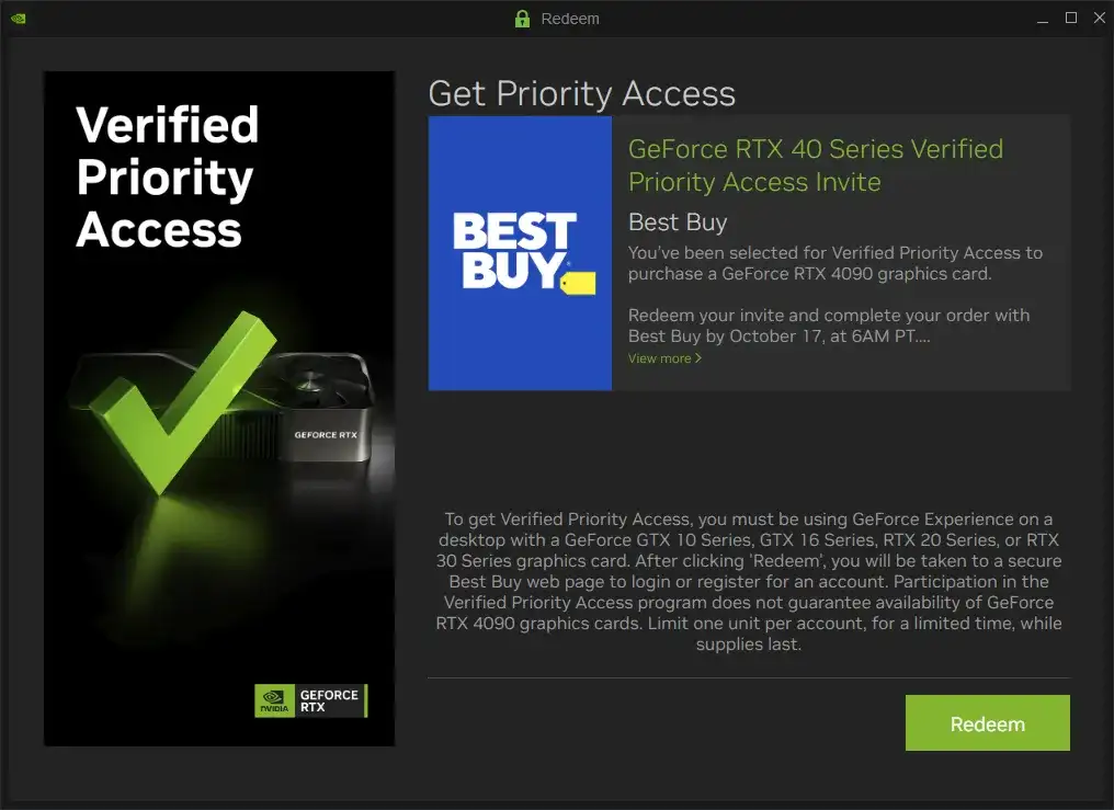 Acceso prioritario que vivimos con las rtx 40
