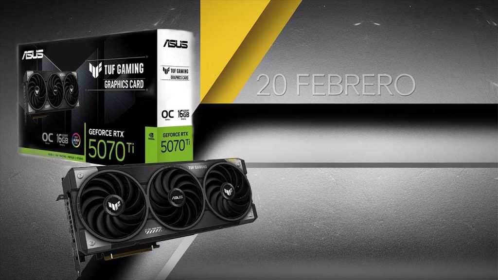 GeForce RTX 5070 Ti: Un importante minorista confirma su lanzamiento para el 20 de febrero