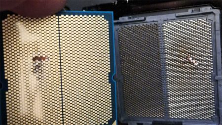 Un AMD Ryzen 7 9800X3D resulta quemado mientras su dueño miraba series de TV