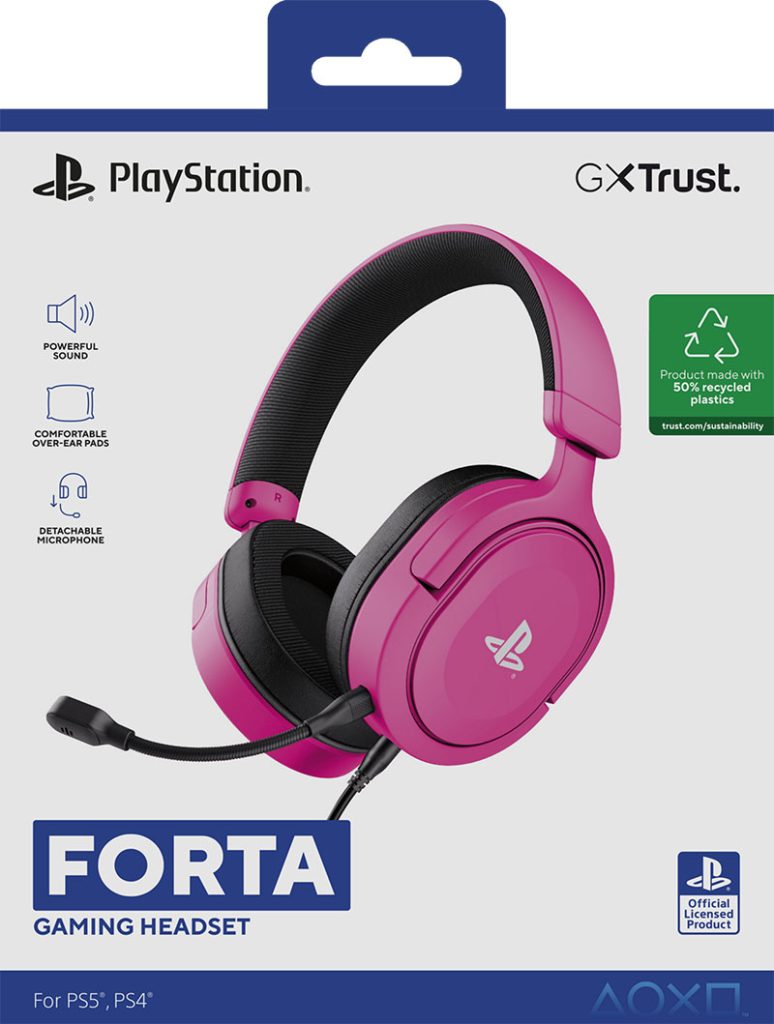 Trust Forta embalaje en blanco para ps5