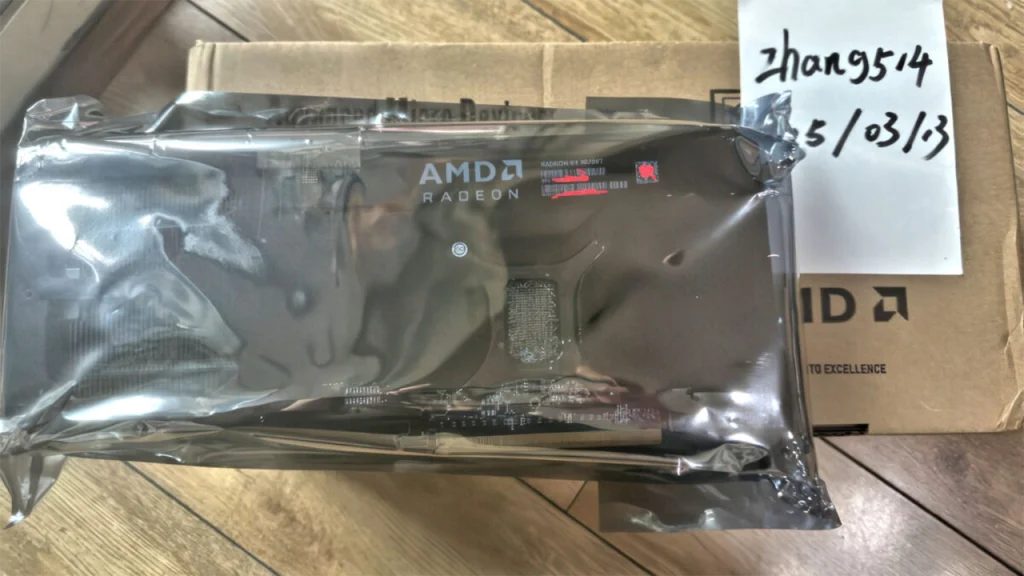 Aparece en China el diseño de referencia inédito de la AMD Radeon RX 9070 XT