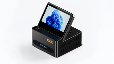 AOOSTAR G-Flip: Mini PC con pantalla desplegable y el potente Ryzen AI 9 HX 370