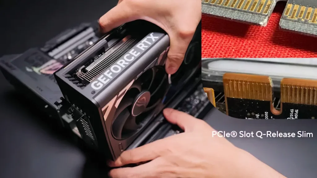 ASUS confirma actualización en el mecanismo Q-Release Slim para las nuevas placas X870