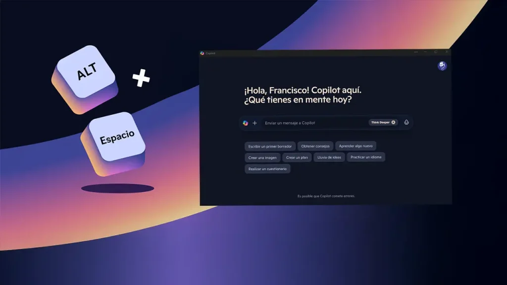 Atajo de teclado Alt + Espacio en Copilot: Guía completa para maximizar su uso