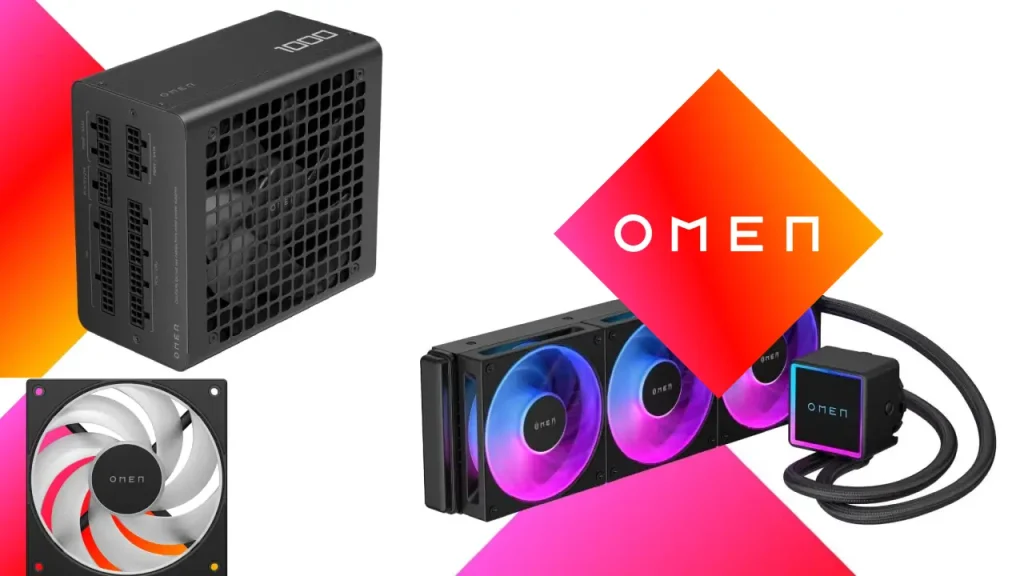 HP Omen se lanza al mercado de componentes gaming para PC: nueva gama con refrigeración líquida, ventiladores RGB y más