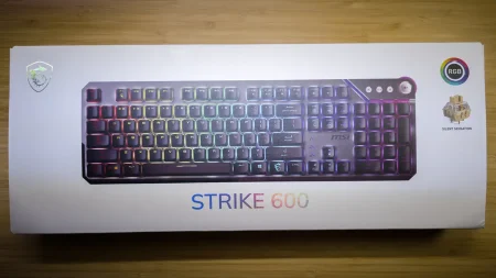 MSI STRIKE 600 en su embalaje