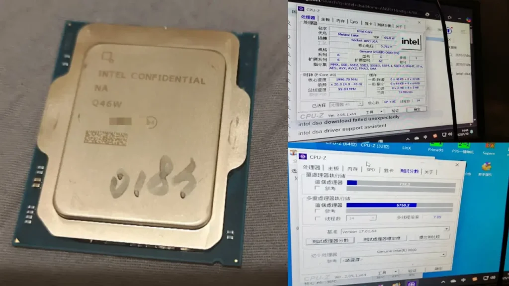 Filtrado un posible Core Ultra 9 185: 6+8 Núcleos y Sin Hyperthreading