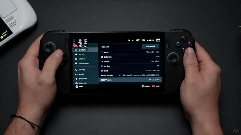 ROG Ally X con SteamOS 3.8 supera al Steam Deck hasta en un 20% con el mismo TDP