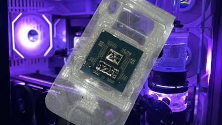 Ryzen 9 9950X3D alcanza casi 6 GHz tras un curioso "delid" con una plancha y sedal: experimento extremo reduce temperatura a 73 °C
