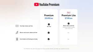 YouTube lanza Premium Lite: la suscripción económica sin anuncios que todos esperaban