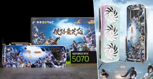 ZOTAC RTX 5070 X-Gaming: edición especial para fans de JX Online 3
