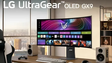 LG lanza el UltraGear OLED 45GX90SA: monitor gamer ultra ancho con streaming integrado y 240 Hz