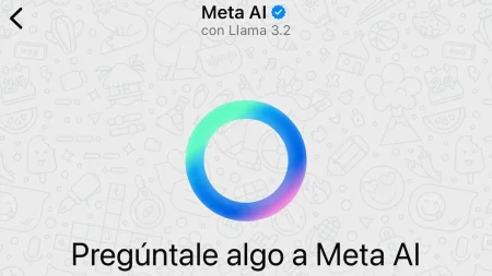 Meta AI en WhatsApp con círculo azul – Guía completa 2025